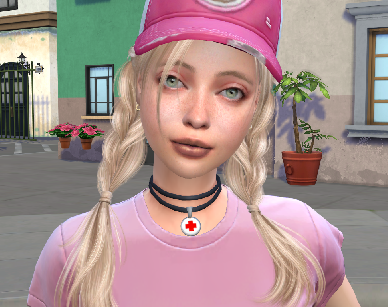 sims 4 premium cc download girl Luciana Wozniak by Bonita100 Face View