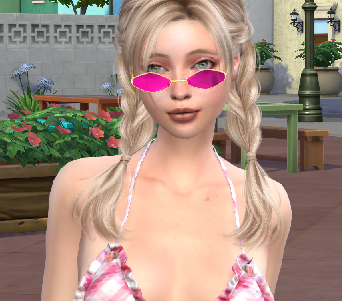 the sims 4 custom sim download girl Luciana Wozniak by Bonita100 Face View
