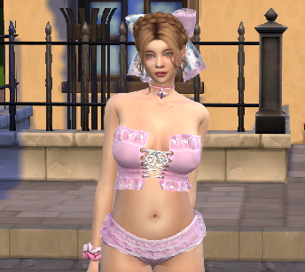 sims4 premium cc download redhead female Darya Matskevich by Bonita100 Body View