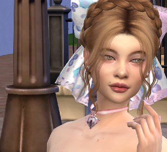 the sims 4 custom character download girl Darya Matskevich by Bonita100 Face View