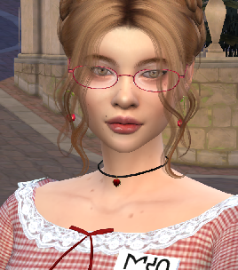 sims4 alpha cc download girl Darya Matskevich by Bonita100 Face View