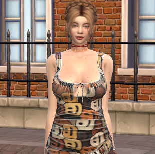 the sims 4 realistic style download redhead female Darya Matskevich by Bonita100 Body View