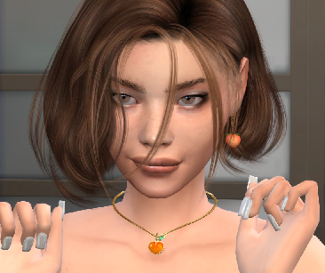 sims4 custom sim download girl Rachel Marcovic by Bonita100 Face View