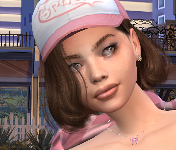 the sims 4 high detail download girl Rachel Marcovic by Bonita100 Face View
