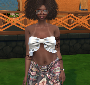 sims premium cc download brown hair female Yaribel Castillo by Bonita100 Body View
