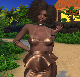 the sims 4 cc download girl Yaribel Castillo by Bonita100 Body View