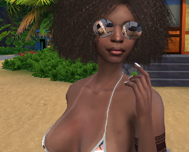 sims 4 alpha cc style download girl Yaribel Castillo by Bonita100 Face View