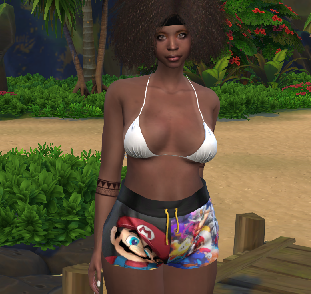 sims4 high detail download black girls female Yaribel Castillo by Bonita100 Body View