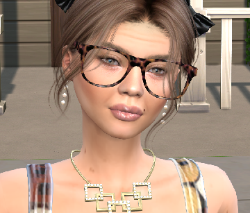 sims4 cc download brown hair female Carolina Lombardi by Bonita100 Face View