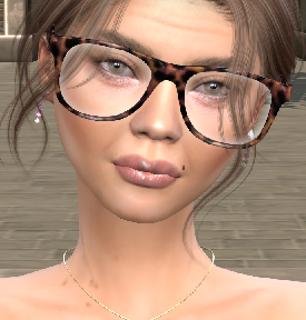 sims 4 high detail download brown hair female Carolina Lombardi by Bonita100 Face View