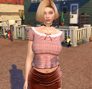 the sims 4 realistic style download girl Ciryne Myrrathis by Bonita100 Body View