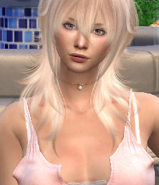 sims custom content download girl Johanna Nilsson by Bonita100 Face View