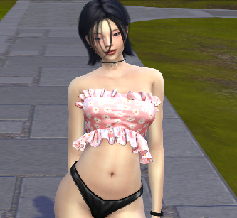 the sims 4 realistic style download asian girls female Hina Yamada by Bonita100 Body View