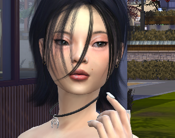 sims alpha cc style download girl Hina Yamada by Bonita100 Face View