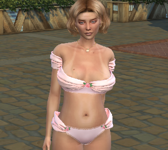the sims 4 premium cc download woman Jessica Anderson by Bonita100 Body View