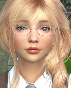 the sims 4 alpha cc style download girl Wilma Larsson by Bonita100 Face View