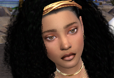 sims alpha cc style download girl Meriem Ben Hadda by Bonita100 Face View