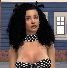 the sims 4 custom sim download girl Meriem Ben Hadda by Bonita100 Face View