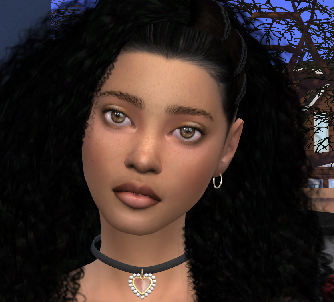 sims4 realistic style download girl Meriem Ben Hadda by Bonita100 Face View