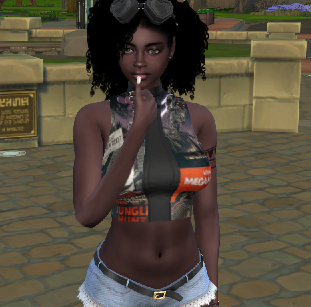 sims4 realistic style download black girls female Aaliyah Jackson by Bonita100 Body View