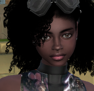 the sims 4 alpha cc style download girl Aaliyah Jackson by Bonita100 Face View