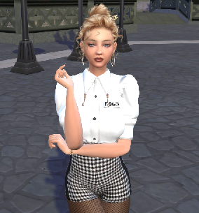 sims4 custom character download girl Sofie Rasmussen by Bonita100 Body View