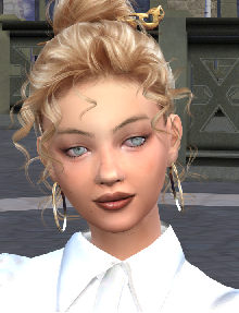 the sims 4 custom sim download blonde female Sofie Rasmussen by Bonita100 Face View