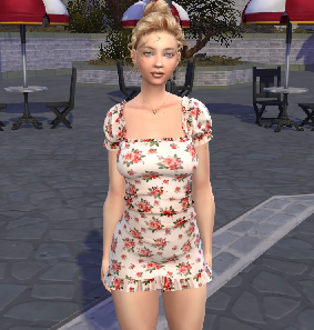 sims custom content download girl Sofie Rasmussen by Bonita100 Body View
