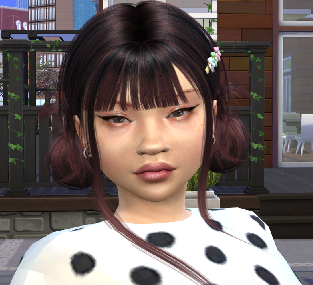 sims game cc download asian girls female Xinyi Zhou by Bonita100 Face View