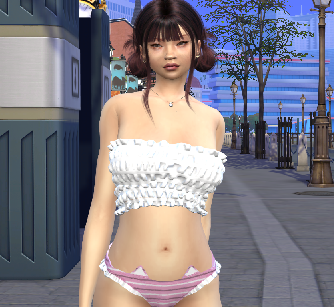 sims 4 alpha cc download girl Xinyi Zhou by Bonita100 Body View