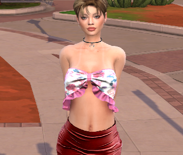 sims 4 high detail download girl Emily Martin by Bonita100 Body View