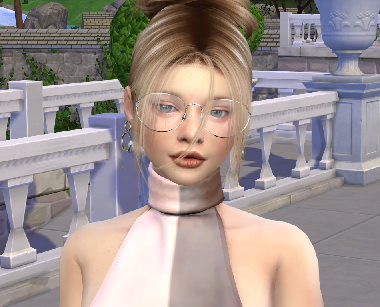 sims4 alpha cc download blonde female Therese Gruber by Bonita100 Face View