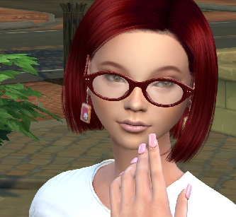 the sims 4 cc download girl Amy Prescott by Bonita100 Face View