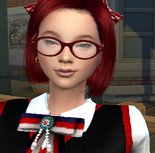 sims 4 custom content download townies female Amy Prescott by Bonita100 Face View