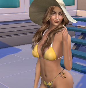 sims game cc download occult female Harper Potter by Bonita100 Body View