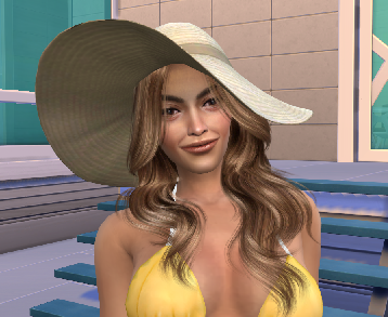 sims 4 alpha cc download brown hair female Harper Potter by Bonita100 Face View