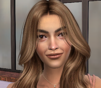 sims game premium cc download brown hair female Harper Potter by Bonita100 Face View