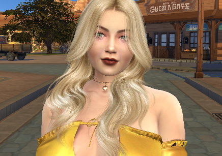 the sims 4 custom sim download girl Melanie Pelletier by Bonita100 Face View