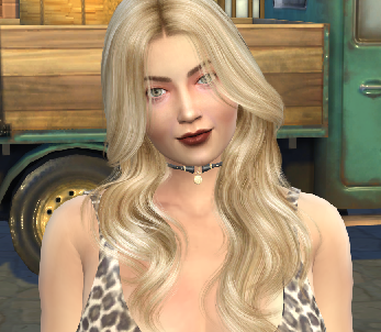 sims4 realistic style download girl Melanie Pelletier by Bonita100 Face View