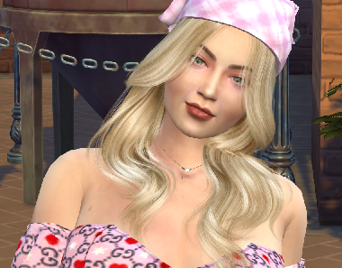 sims high detail download girl Melanie Pelletier by Bonita100 Face View