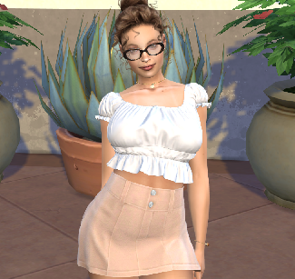 sims game alpha cc style download brown hair female Sonia Rodrigues by Bonita100 Body View