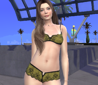 sims game alpha cc style download girl Megan Collins by Bonita100 Body View