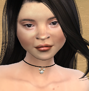the sims 4 high detail download asian girls female Linh Nguyen by Bonita100 Face View