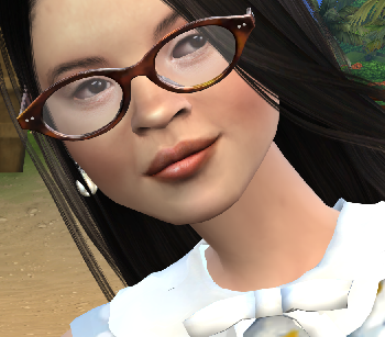 sims4 custom content download asian girls female Linh Nguyen by Bonita100 Face View