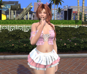 sims game cc download girl Ellie Stuart by Bonita100 Body View