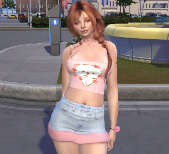 sims high detail download girl Ellie Stuart by Bonita100 Body View