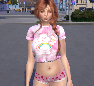 sims 4 custom character download girl Ellie Stuart by Bonita100 Body View