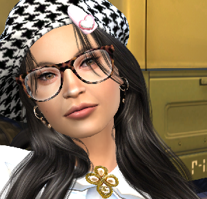 sims custom character download brunette female Fernanda Castellanos by Bonita100 Face View