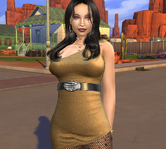 sims realistic style download girl Fernanda Castellanos by Bonita100 Body View