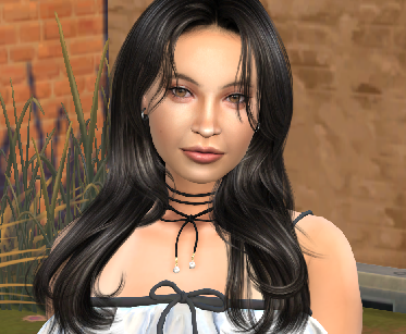 sims4 premium cc download brunette female Fernanda Castellanos by Bonita100 Face View